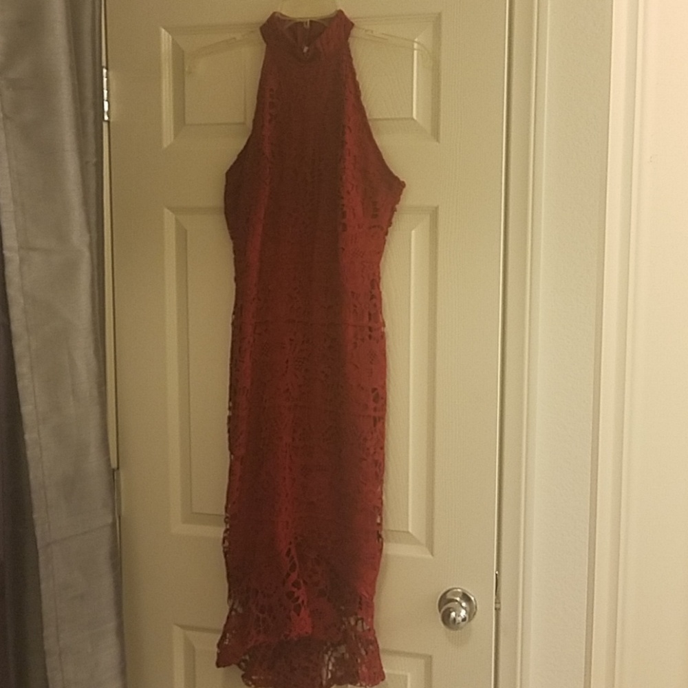A red dress